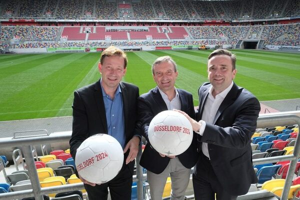 Press Service of the State Capital of Dusseldorf: German Football Association Presented Logo of the German Application for the EURO 2024 - Dusseldorf one of the Locations