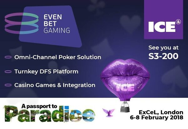 EvenBet Gaming       ICE Totally Gaming 2018