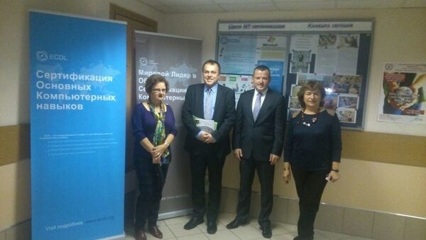 Глава ECDL Foundation посетил Москву с официальным визитом 13-15 октября 2014г