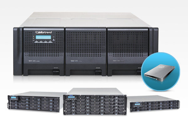 Infortrend представляет новое поколение систем EonStor DS 3000T с комплексными SSD-решениями