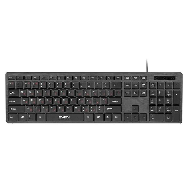 Тонкая классика - проводная клавиатура SVEN Elegance  5800 USB