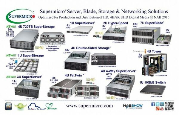 Supermicro® представляет новую платформу JBOD SuperStorage® 720 TБ 4U с 90x 3,5