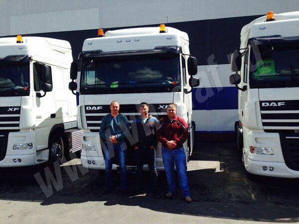 VH-DAF передал заказчику крупную партию грузовиков DAF XF105 ADR