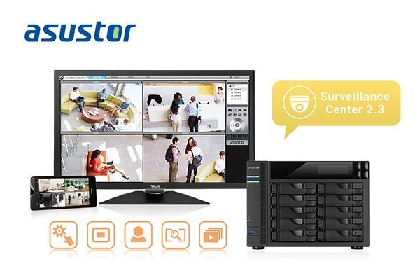 ASUSTOR выпускает Surveillance Center 2.3 Beta