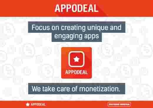 �������� ������ ����� ��������, ���������� �������� Appodeal