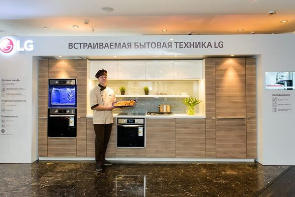 Модельный ряд премиальный встраиваемой бытовой техники LG для российского рынка