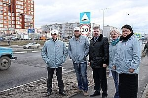 Активисты ОНФ добились установки искусственных неровностей на аварийно-опасном пешеходном переходе Старого Оскола