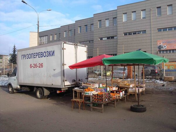 Борьба с несанкционированной торговлей в городе Серпухов