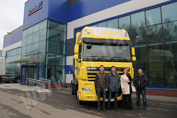 Компания VH-DAF передала DAF XF 105 на тест-драйв