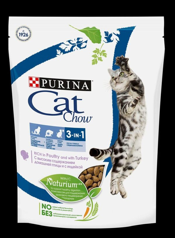 Новый Purina® Cat Chow® для природной активности кошек