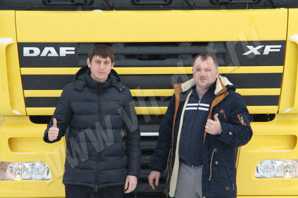 Передача нового тягача DAF