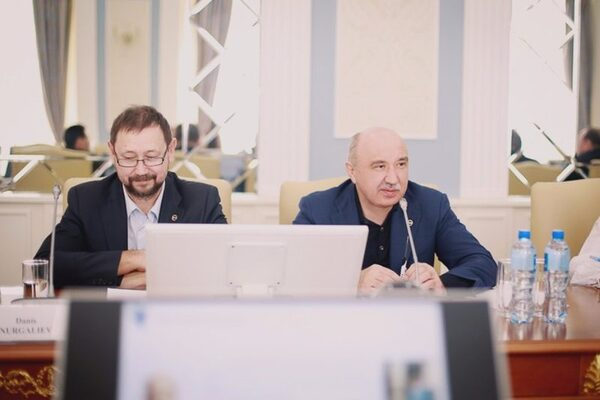Ректор КФУ встретился с представителями компании Trimble