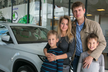 Первый SKODA KODIAQ передан владельцам в день премьеры