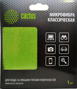 CACTUS CS-MF02 - классическая микрофибра для ухода за любыми типами поверхностей
