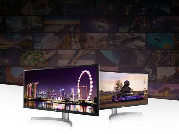 ULTRAWIDE мониторы c HDR10 LG 29WK600 и 34WK650:  точность цветопередачи и трехсторонний безрамочный экран