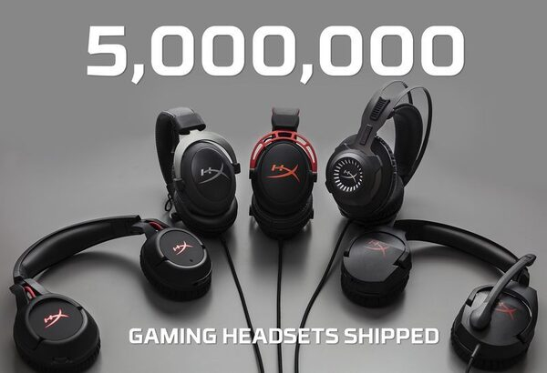 HyperX продала пять миллионов игровых гарнитур: рост продаж обусловлен популярностью игры Fortnite и киберспорта