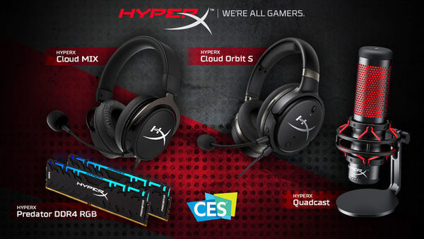 CES 2019:   HyperX        