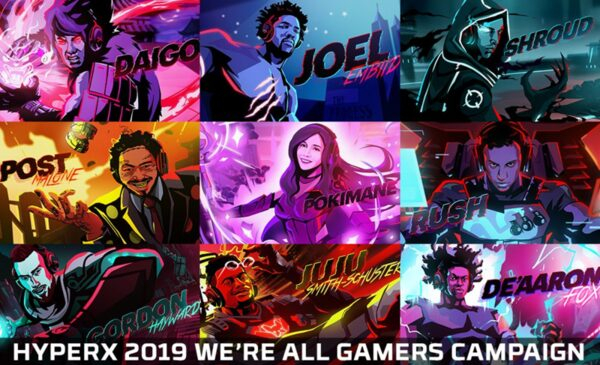 HyperX представила рекламную кампанию We’re All Gamers с участием популярных инфлюенсеров