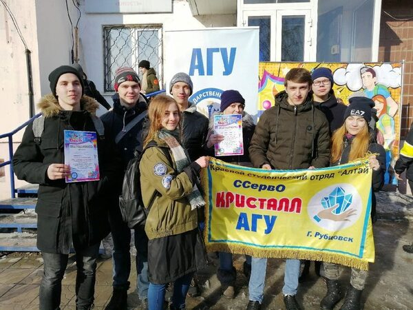 Студенческие отряды РИ(ф)АлтГУ на масштабной акции « Мы против наркотиков!»