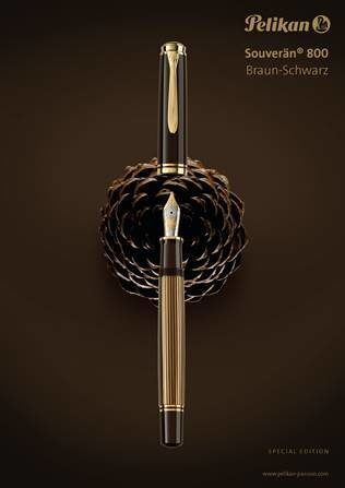   :     Pelikan Souveran 800 Brown-Black
