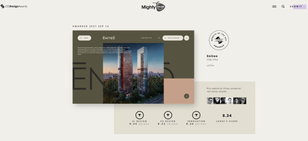    :   ENITEO     CSS Design Awards