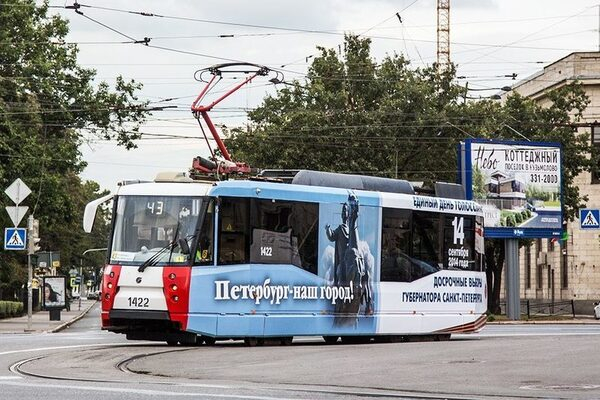 Общественный транспорт Петербурга дал старт предвыборной информационной кампании Общественный транспорт Петербурга дал старт предвыборной информационной кампании
