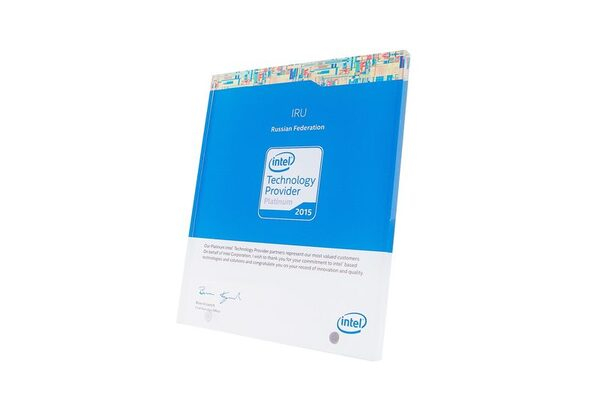 Компания iRU подтвердила статус Intel Technology Provider Platinum Компания iRU подтвердила статус Intel Technology Provider Platinum