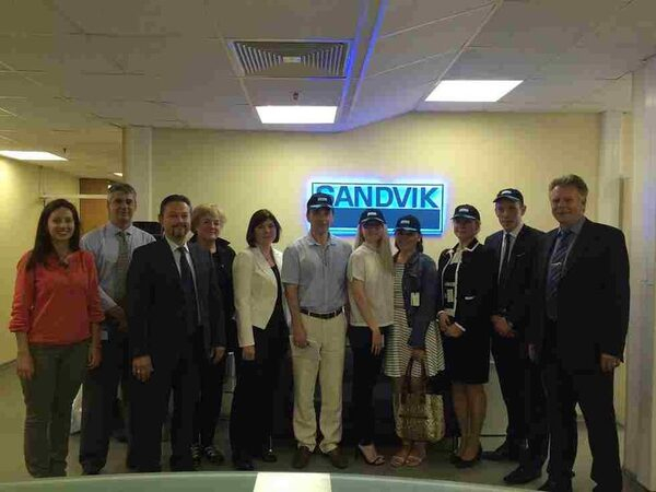 Компания Sandvik Mining принимает в гостях Шведское посольство Компания Sandvik Mining принимает в гостях Шведское посольство