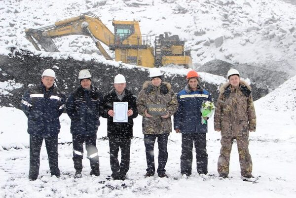 Юбилейная тонна разреза «Красногорский» Юбилейная тонна разреза «Красногорский»