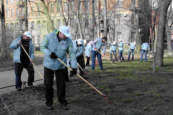 Петербургские активисты ОНФ приняли участие в большом общегородском субботнике Петербургские активисты ОНФ приняли участие в большом общегородском субботнике