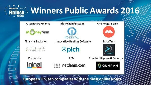 MoneyMan признан лучшим европейским FinTech сервисом MoneyMan признан лучшим европейским FinTech сервисом