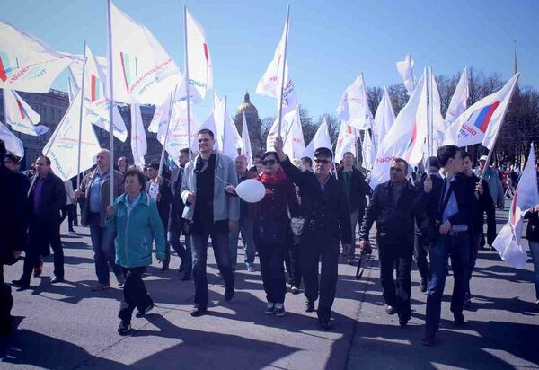 ОНФ принял участие в петербургском Первомае ОНФ принял участие в петербургском Первомае