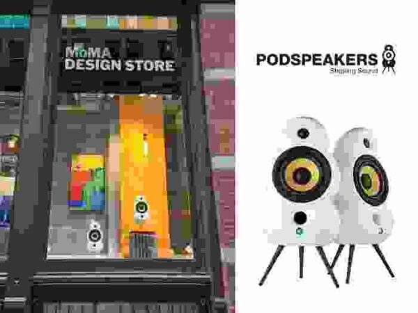 Podspeakers в магазинах центра дизайна MoMA в Нью-Йорке Podspeakers в магазинах центра дизайна MoMA в Нью-Йорке