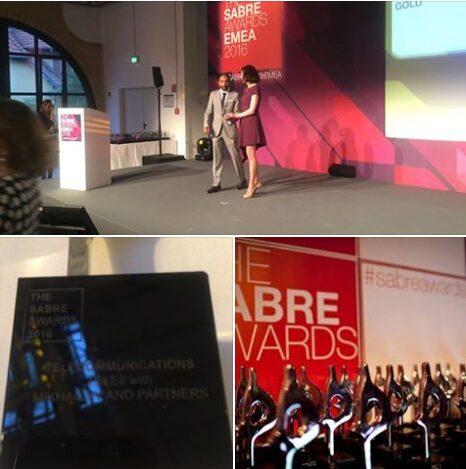 Проект «Михайлов и Партнёры» и Tele2–лауреат премии SABRE Awards EMEA 2016 Проект «Михайлов и Партнёры» и Tele2–лауреат премии SABRE Awards EMEA 2016