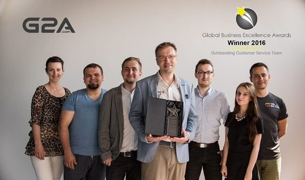 Компания G2A.COM Limited получает премию Global Business Excellence Awards 2016 в категории Компания G2A.COM Limited получает премию Global Business Excellence Awards 2016 в категории
