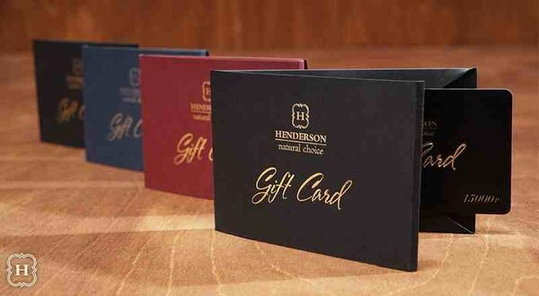 Новые подарочные карты Дома моды HENDERSON Новые подарочные карты Дома моды HENDERSON