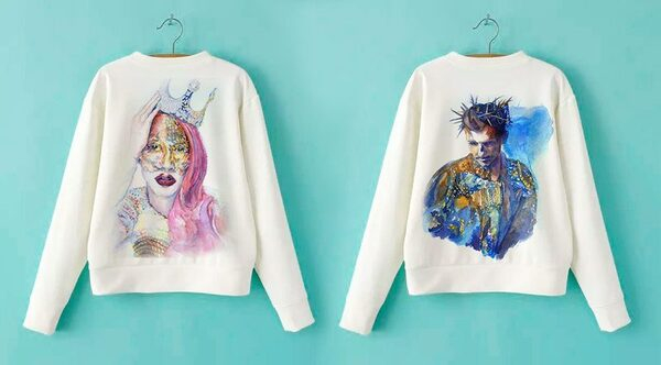 Российские художники выпустили коллекцию одежды по мотивам собственных картин Российские художники выпустили коллекцию одежды по мотивам собственных картин