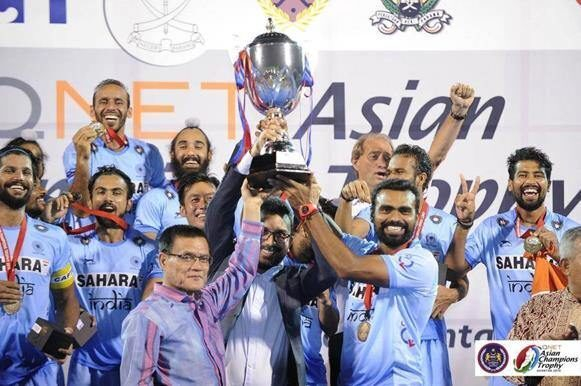 Индия выиграла QNET Asian Champions Trophy по хоккею на траве Индия выиграла QNET Asian Champions Trophy по хоккею на траве