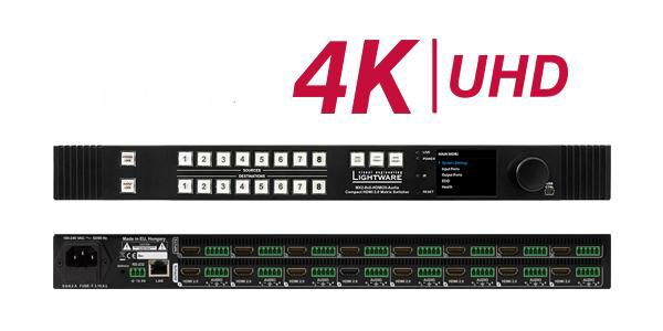MX2-8x8-HDMI20-Audio - новый матричный видео коммутатор с поддержкой 4K разрешений MX2-8x8-HDMI20-Audio - новый матричный видео коммутатор с поддержкой 4K разрешений