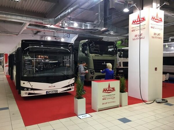 МАЗ поучаствовал на “WARSAW BUS” и “TSL” МАЗ поучаствовал на “WARSAW BUS” и “TSL”