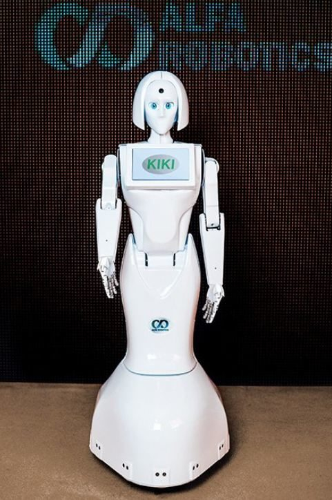Интерактивный робот-промоутер KIKI для эффективного продвижения бизнеса от AlfaRobotics Интерактивный робот-промоутер KIKI для эффективного продвижения бизнеса от AlfaRobotics