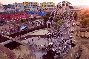 В Пензе открылось самое высокое колесо обозрения в области В Пензе открылось самое высокое колесо обозрения в области