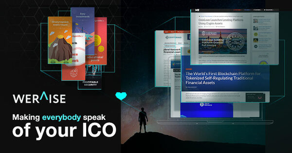 Рекламное агентство WeRaise, которое запустилось в ноябре, успешно продвигает ICO проекты с помощью пресс релизов и баннерного размещения Рекламное агентство WeRaise, которое запустилось в ноябре, успешно продвигает ICO проекты с помощью пресс релизов и баннерного размещения