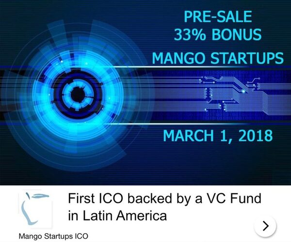 Mango Startups объединяет венчурное финансирование и ICO Mango Startups объединяет венчурное финансирование и ICO