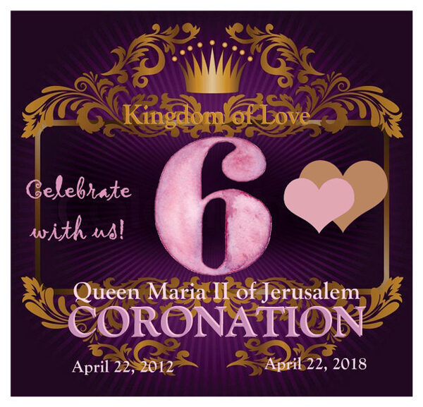 В Королевстве Любви отмечают 6 лет со дня коронации Марии II Иерусалимской В Королевстве Любви отмечают 6 лет со дня коронации Марии II Иерусалимской