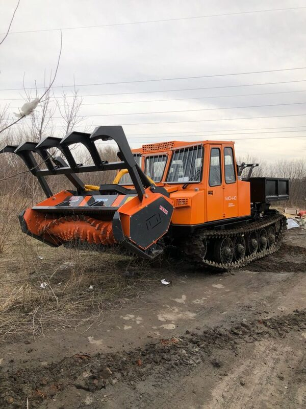 Новый гусеничный мульчер. 100% гидростатический Новый гусеничный мульчер. 100% гидростатический