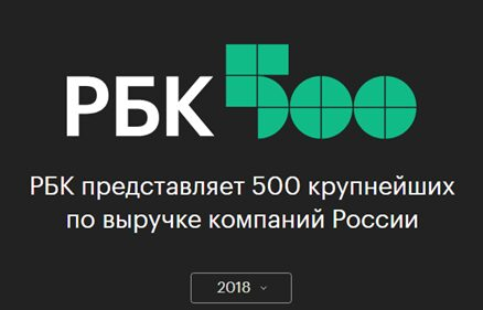 MERLION - №57 в рейтинге РБК «500 крупнейших компаний России» MERLION - №57 в рейтинге РБК «500 крупнейших компаний России»