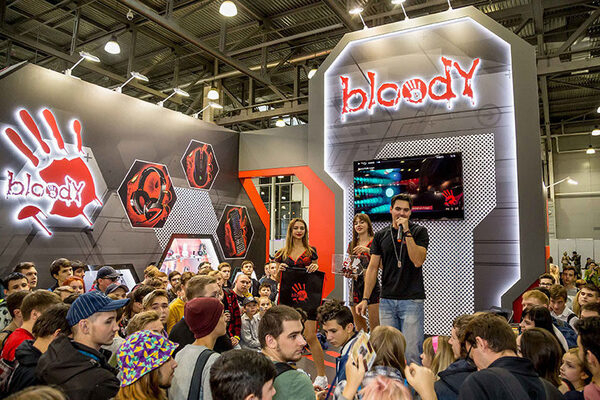 BLOODY на выставке «ИгроМир-2018»: новинки для геймеров и яркие конкурсы BLOODY на выставке «ИгроМир-2018»: новинки для геймеров и яркие конкурсы