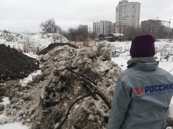 Активисты ОНФ выявили факт сомнительной утилизации загрязненного снега в Волгограде Активисты ОНФ выявили факт сомнительной утилизации загрязненного снега в Волгограде