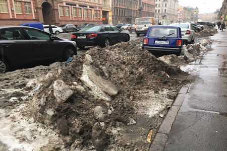 Активисты ОНФ в Петербурге указали на недочеты городских коммунальных служб при уборке снега Активисты ОНФ в Петербурге указали на недочеты городских коммунальных служб при уборке снега